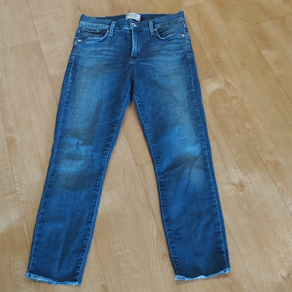 AGOLDE SOPHIE CROP IN CLAREMONT SKINNY JEANS - Picture 3 of 10